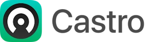 Castro podcast player logo